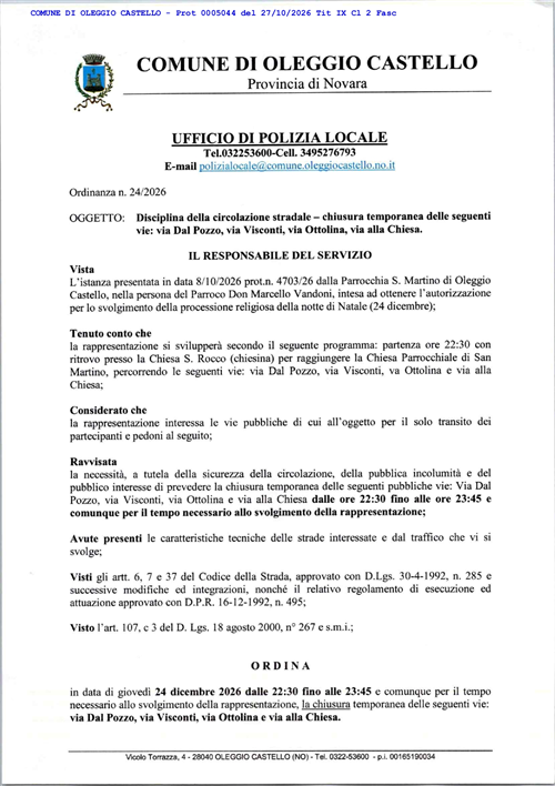 Ordinanza CdS n.24/2026
